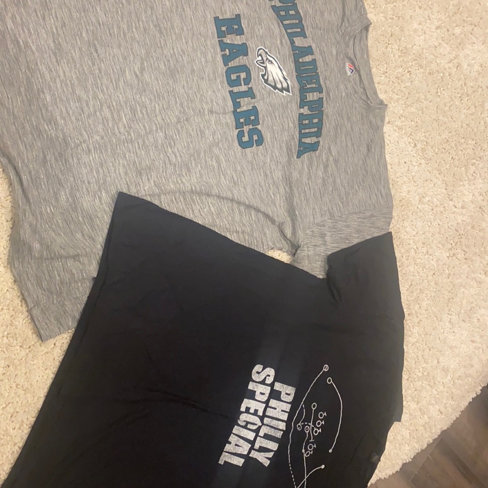 Two eagles shirts never worn wrong size